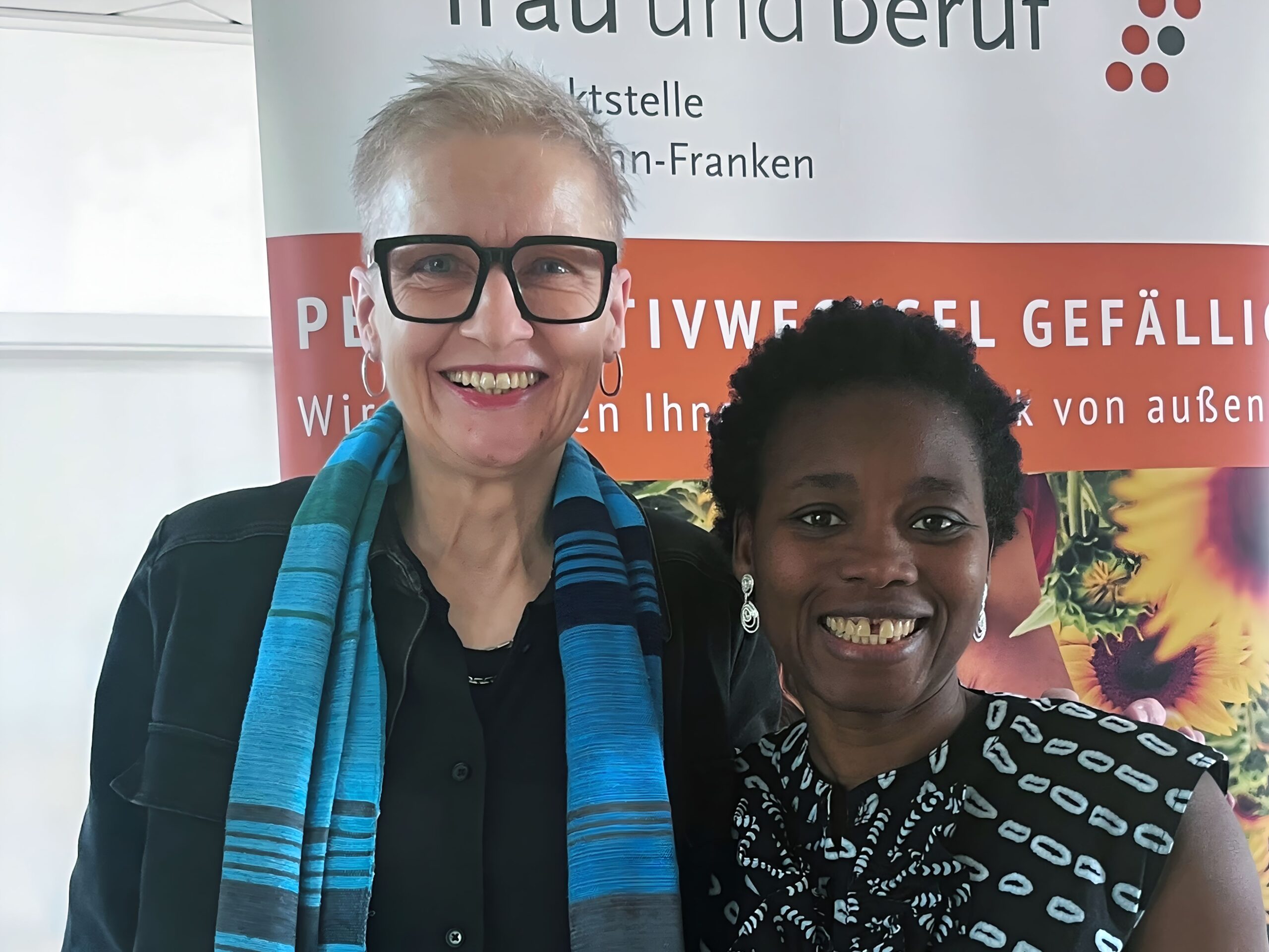Ute_wichmann_kfb_heilbronn-franken Mentorin Ute Wichmann mit Lidwine Reustle